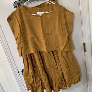 HAZEL & OLIVE Two Piece Crop Top/Skirt Set, Brand New, NWT